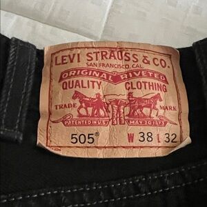 Levi's Black Men's Straight Jeans